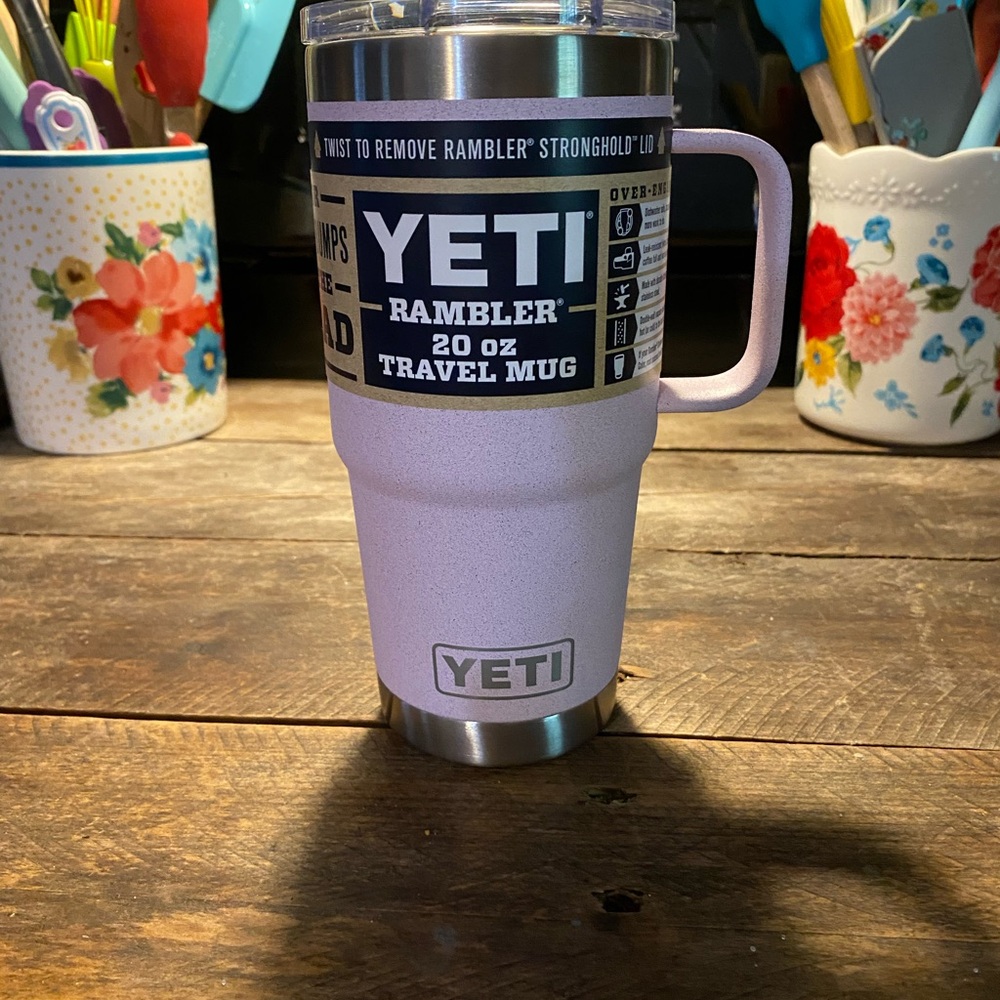 New Yeti Rambler 20 oz Travel Mug Cherry Blossom.